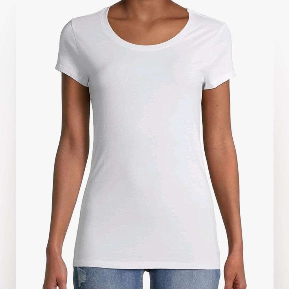No Boundaries White Short Sleeve Shirt Junior Size M (7-9)